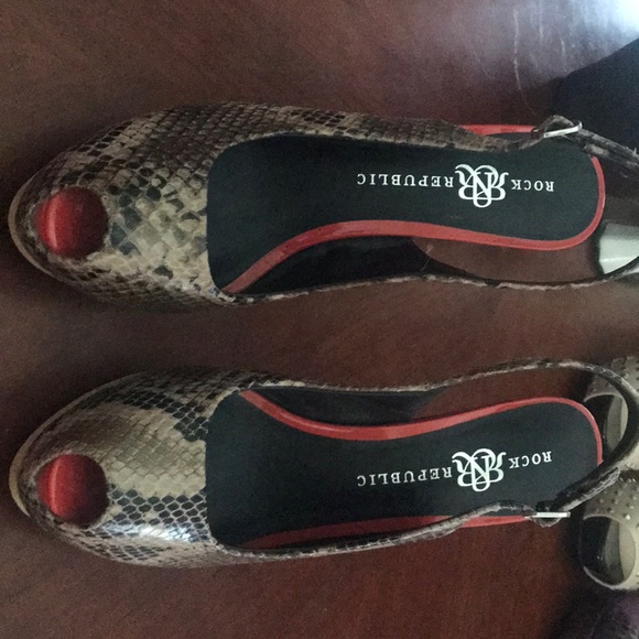 Rock & Republic heels (used, worn one time) - Picture 1 of 3